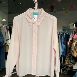 Vintage Pink Blouse